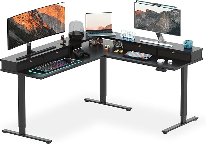 SANODESK L Shaped Standing Desk